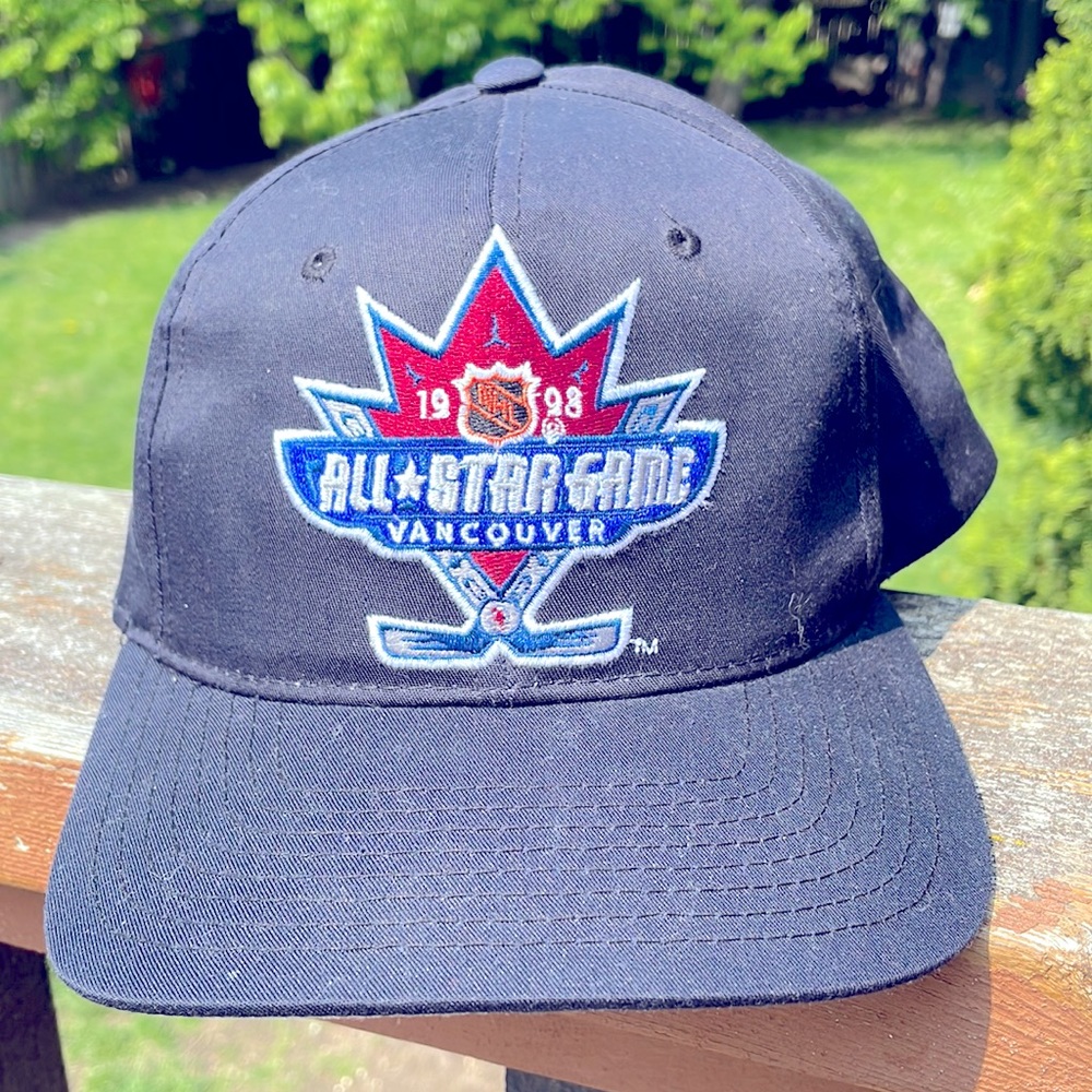 Vintage NHL 1998 Vancouver All Star ⭐️ Game Starter SnapBack